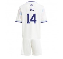 Aston Villa Pau Torres #14 Koszulka Trzecia dzieci 2025-26 Krótki Rękaw (+ krótkie spodenki)